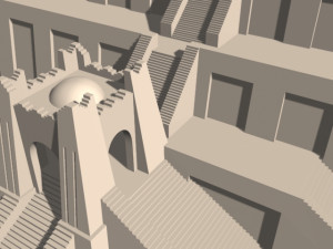 the accurate ziggurat of ur 3D Model