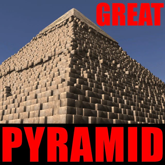 the great pyramid 3D Model .c4d .max .obj .3ds .fbx .stl .blend 