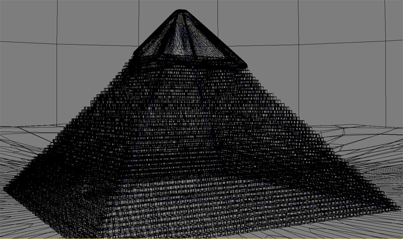 3d модель пирамиды