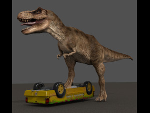 t rex the one Modelo 3D