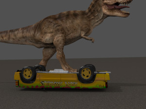 t rex the one Modelo 3D