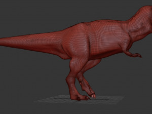 t rex the one Modelo 3D