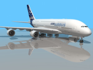 most real airbus a 380 3D Model