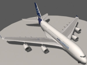 most real airbus a 380 3D Model