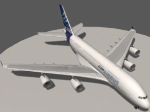 most real airbus a 380 3D Model