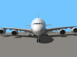 most real airbus a 380 3D Model