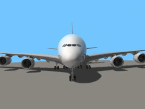 most real airbus a 380 3D Model