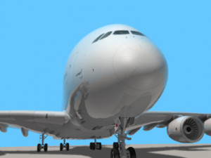 most real airbus a 380 3D Model