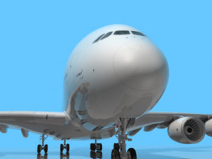 most real airbus a 380 3D Model