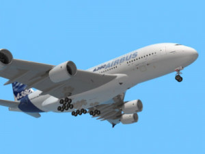 most real airbus a 380 3D Model