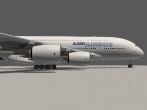 most real airbus a 380 3D Model