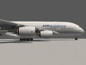 most real airbus a 380 3D Model