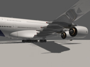 most real airbus a 380 3D Model
