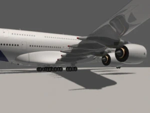 most real airbus a 380 3D Model