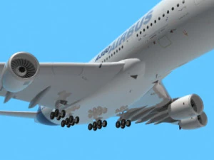 most real airbus a 380 3D Model