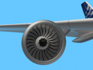 most real airbus a 380 3D Model