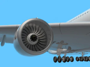 most real airbus a 380 3D Model