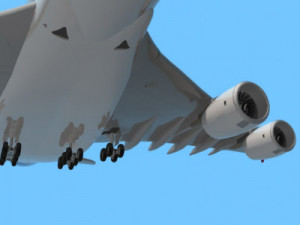 most real airbus a 380 3D Model