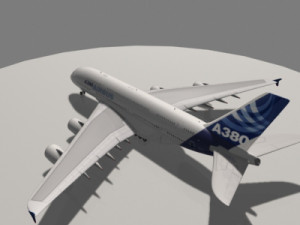 most real airbus a 380 3D Model