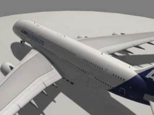 most real airbus a 380 3D Model