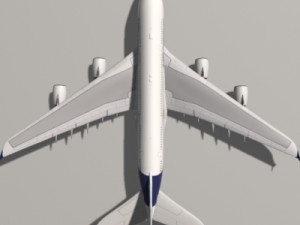 most real airbus a 380 3D Model