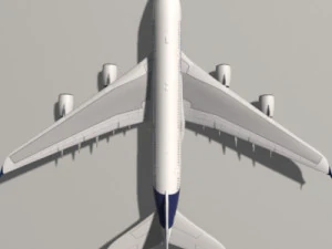 most real airbus a 380 3D Model