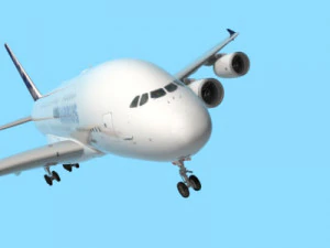 most real airbus a 380 3D Model
