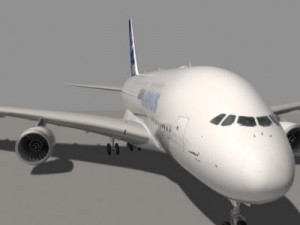most real airbus a 380 3D Model