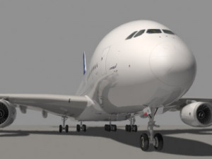 most real airbus a 380 3D Model