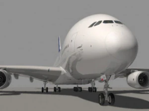 most real airbus a 380 3D Model