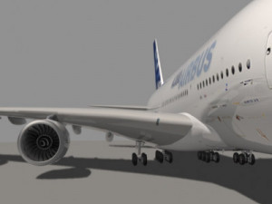 most real airbus a 380 3D Model