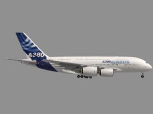 most real airbus a 380 3D Model