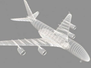 most real airbus a 380 3D Model