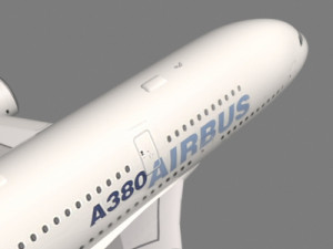 most real airbus a 380 3D Model