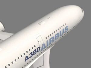 most real airbus a 380 3D Model