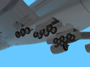 most real airbus a 380 3D Model