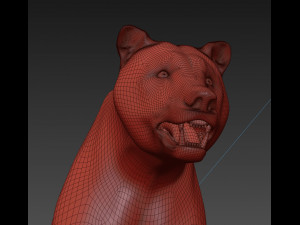 best bear - 3d animated brown bear Model 3D
