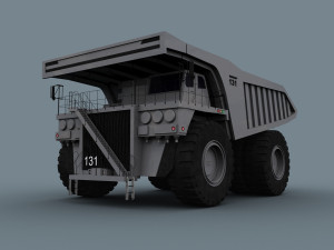 your dump truck - 3d animated truck model 3D Model