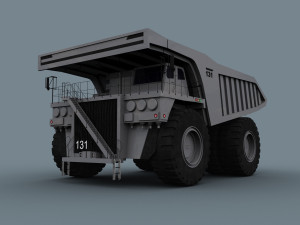 your dump truck - 3d animated truck model 3D मॉडल