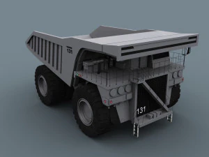 your dump truck - 3d animated truck model 3D Model