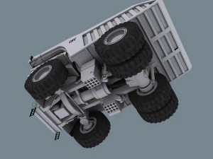 your dump truck - 3d animated truck model 3D Model