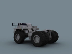 your dump truck - 3d animated truck model 3D Model