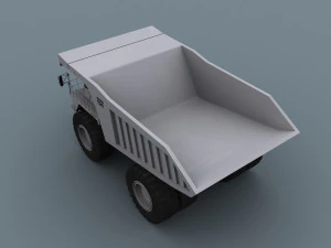 your dump truck - 3d animated truck model 3D Model