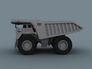 your dump truck - 3d animated truck model 3D Model