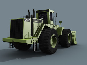 your mining loader - 3d animated loader model 3D Model