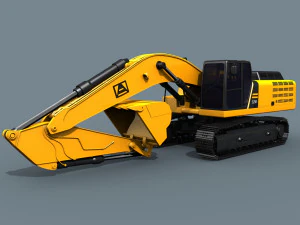 votre pelle - mod&egrave;le de pelle anim&eacute; en 3D Modèle 3D