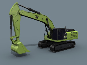 your excavator - 3d animated excavator model Modelo 3D
