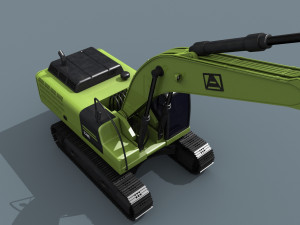 your excavator - 3d animated excavator model Modelo 3D