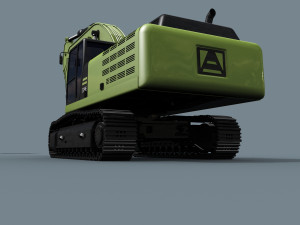 your excavator - 3d animated excavator model Modelo 3D