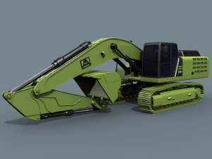 votre pelle - mod&egrave;le de pelle anim&eacute; en 3D Modèle 3D